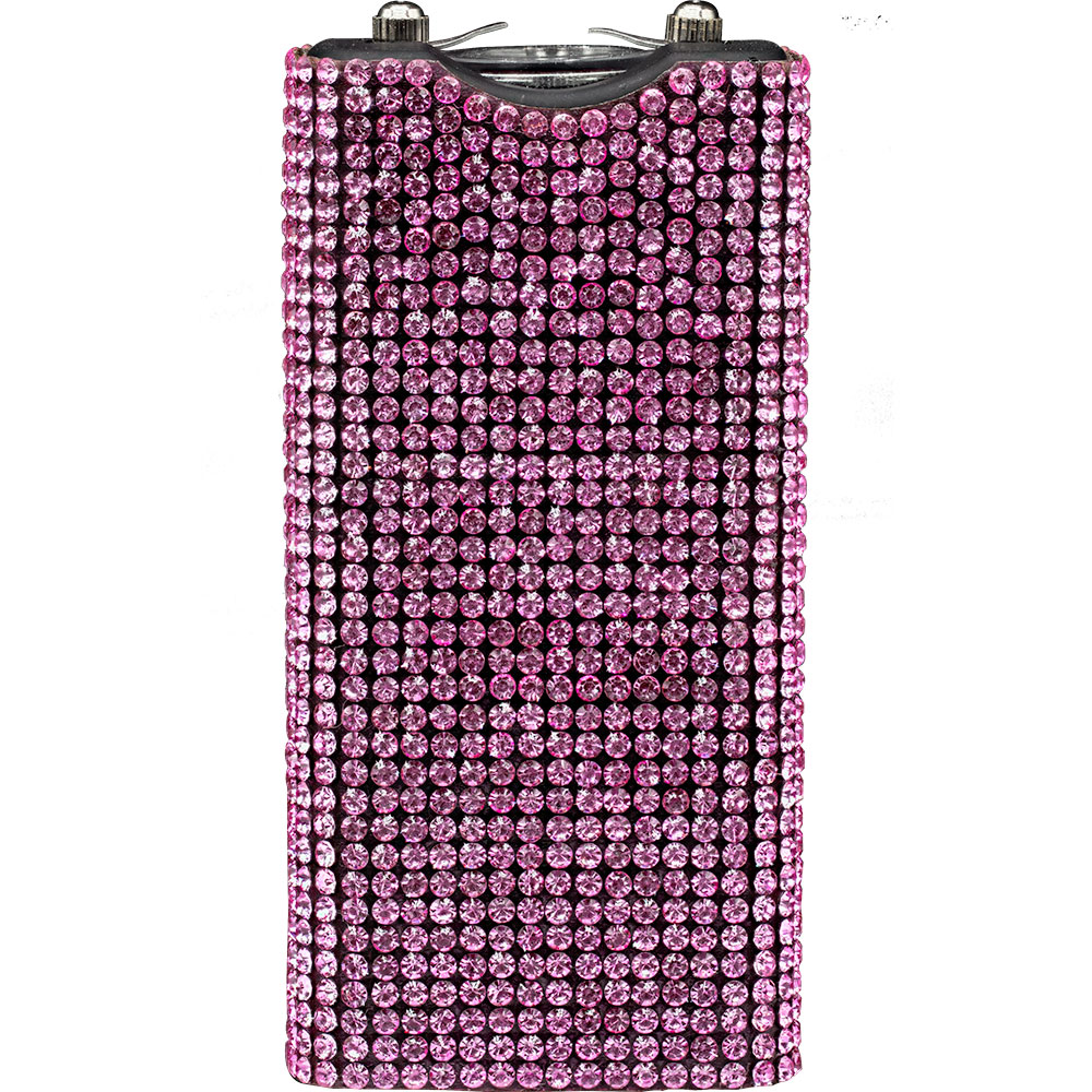 Rhinestun Keychain Stun Gun Pink